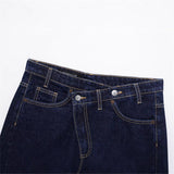 Cowboy Miniskirt 2025 Spring Packed Assymmetric Single-Dunk Repaired Half-Bidden Dress Girl