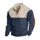 Autumn And Winter New Men's Outdoor Jacket Corduroy Leisure Collar Long Sleeves