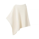 Spring 2025 New French Minimalist Penitry Small Irregular Knitted Shawl Woman