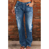 Exploding Wish Ladies Jeans Slimming Water Wash Thorn Trousers Trousers Nk205