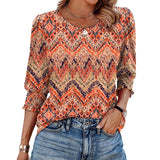 2025 Summer Women Wear 7-Sleeve Collar Elegant Casual T-Shirt Outside The Dress