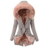 2025Wish Autumn And Winter New Cotton Hoodie Repair Warm Zipper Coat Women W125