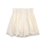 24 Spring And Summer New Embroidery Fine Sling + High-Waist Embroidery Shorts
