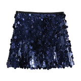 New Women's High-Rise Slimming Body Squin Short Skirt In Autumn 2025