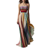 2025 New Sexy Bosom Print Color Dress Dress Dress Dress