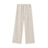 Pajamas Wind Casual Set 2025 Summer Long Sleeve V-Neck Bow Tie With Loose-Fitting Shirt Broad Leggings