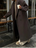 2025 Autumn And Winter New Women's Temperament Commuted Korean Version Of The Long Coat Coat Woman
