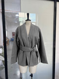 2025 Spring And Autumn Women's Explosive Temperament Hairy Dark Brown Short Loose Thaied Coat Woman