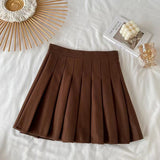 Early Autumn College Style Retro Vest Three-Piece Suit Female High-Waisted Half-Dress Long-Sleeved Shirt Top