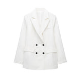 2025 Autumn And Winter Straight Trousers Double Buckle Suit Vest Three Sets Of New Women's Fashion Commuting Suit