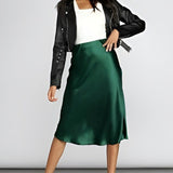 High Waist Thin Long-Skinny Vinegar Slid Half Skirt 2025 New Bag Of Fish Tail A-Word Dress