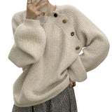 Early Spring And Autumn 2025 New High-End Sensation Lazy Autumn Winter Jacket Milk Wears A Warm Soft Wid Sweater