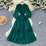 2025 New Temperament Elegant Vertical Stripes To Close The Waist Thin Sling Dress Light Style Knitting Skirt Woman