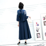 Black Evening Dress Woman 2025 New Winter Banquet Elegant Temperament Famous Slim Dress Mid-Long Evening Dress