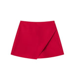 2025 New Women's Trousers Women's Skirts Summer Color Irregular Skirt