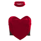 2025 Spring Fashion Trend Women's New Word Shoulder To Wear Body-To-Back Sexy Vest