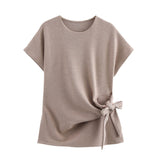 Women's Clothing 2025 Spring New Fashion Temperament Casual Soft Top Dress Dress Set