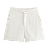 Spring And Summer New High-Rise Thin Sicilian Vest Wearing Loose Shorts Two Sets