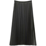 Elegant Organ Folding Long High-Waisted 100-Fold Skirt Over The Knee-Length Women's 2025 Thin Commuting