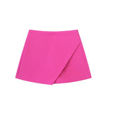 2025 New Women's Trousers Women's Skirts Summer Color Irregular Skirt