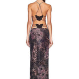 2025 Summer Fashion Trend Women's New Hanging Neck-Closing Body-In-Body-In-Fucking Dress