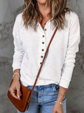 Solid Color Knitted Shirt Women's Single Buckle Collar Long Sleeves Loose Leisure Bottoming Top Autumn And Winter New