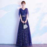 2025 New Banquet Evening Dress Dress Fairy Faire Temperament Long Student Choir Performance Suit
