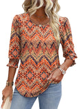 2025 Summer Women Wear 7-Sleeve Collar Elegant Casual T-Shirt Outside The Dress
