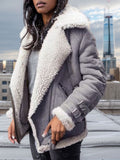 2025 Locomotive Lint Lamb Wool Coat Women's Collar Fur Coat Autumn And Winter Women's Coat