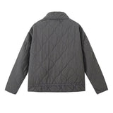 Women's Clothing 2025 New Winter Street Fashion Cotton Long Sleeves Up Loose Cotton Coat