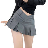 Slim Slim Slim High Waist Anti-Walking A-Word 100-Fold Skirt Skirt Skirt Lining Hottie