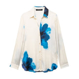 2025 Summer Casual Printing Trouser Set New Women's Hanging Shirt