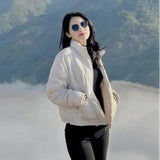 Autumn And Winter New Twill Quilt Cotton Jacket Jacket With Long Sleeves To Keep Warm