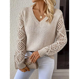 Autumn Dress 2025 New Sea-Going Cross-Sleeved Knitted Shawl Jacket Design Sweater Woman