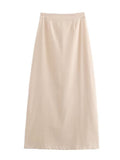 Summer New Women's Fashion Set With Sleeveless Vest Top High Waist Half-Body Skirt Two-Piece