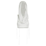 Autumn 2025 Fashion Trend Women's New Hooded Sleeveless Umbilly Knitted Solid Color Sweater