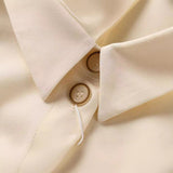 Spring 2025 Women's Shirt Style Mini Dress 3D Three-Dimensional Pattern Short Sleeve