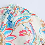 2025 Spring Comfortable Wearing Multi-Colored Vibrant Flower-Printing Prefectural Silk Shirts