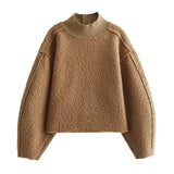2025 Women's Autumn And Winter New Fashion Trend Of Beadskin, Loose Edgy Short Jacket