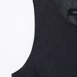 Round-Neck Sleeveless Vest Women's Dress 2025 Spring Temperament Clip Single-Clip Vest