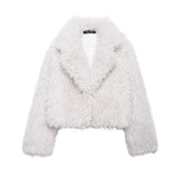 Ins23 Autumn And Winter New Street Breeze Fur Short Coat