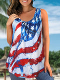 2025 New Explosion 3D Butterfly Print Wrinkled Vest Loose T-Shirt Top