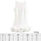 Mini Party Dress Women's Cascadal Short Dress 2025 Dress-Up Long Sleeves Of The Pool