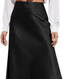High Waist Thin Long-Skinny Vinegar Slid Half Skirt 2025 New Bag Of Fish Tail A-Word Dress