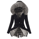 2025Wish Autumn And Winter New Cotton Hoodie Repair Warm Zipper Coat Women W125