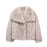 2025 New Artificial Fur Effect Short Coat
