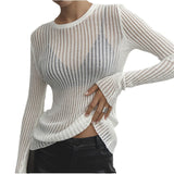 2025 Spring And Summer New Hot Selling Long Sleeve Round Neck Thin Breathable Knitted Shirt Sunscreen Hooded Shirt