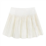 College Wind Small Sweet Hundred Folded Skirt Women Spring And Summer 2025 New High-Rise Thin Anti-Walking Short Skirt
