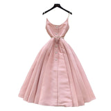 Light Luxury Thousand Gold Wind High-End Sling Dress Women's Summer Folding Waist Thin Design Geese Temperament Dress