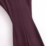 Comfort Soft Sleeveless Hanging Shoulder A Word Fan Flute Dress 2025 Spring Collar Body Medium Long Dress Women's Dress